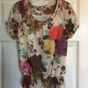 Ted Baker Floral Print Top